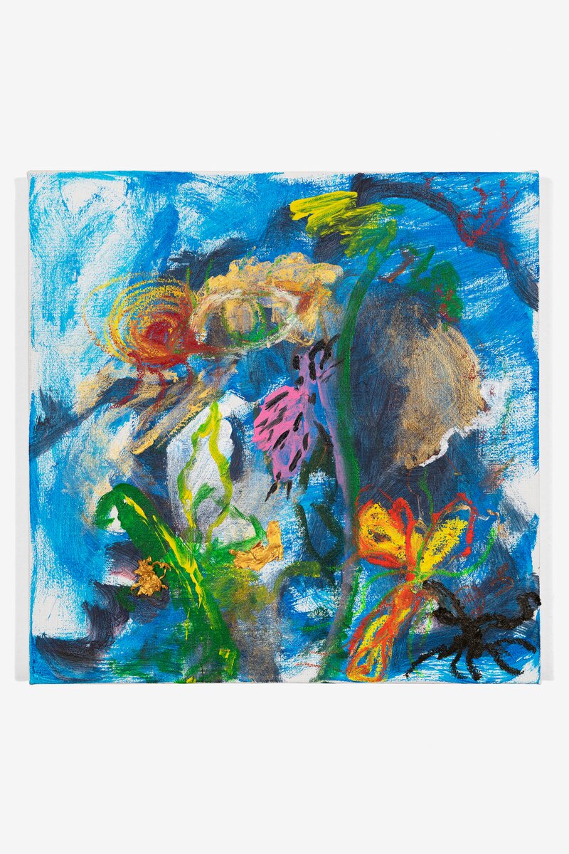 Yu ChengChen
*After heavy rain*
2023
acrylic, oil pastels, crayon
50 x 50 cm