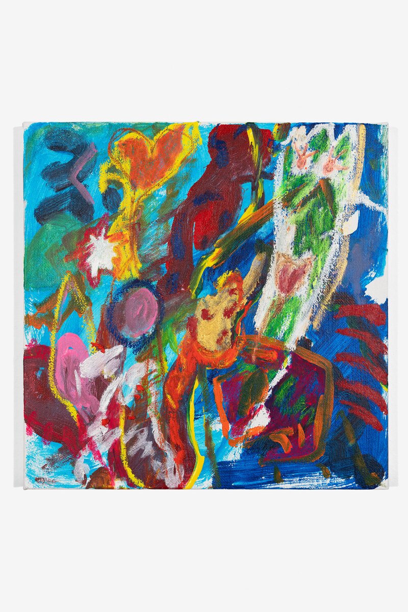 Yu ChengChen
*Childhood adventure*
2023
acrylic, oil pastels, crayon
50 x 50 cm