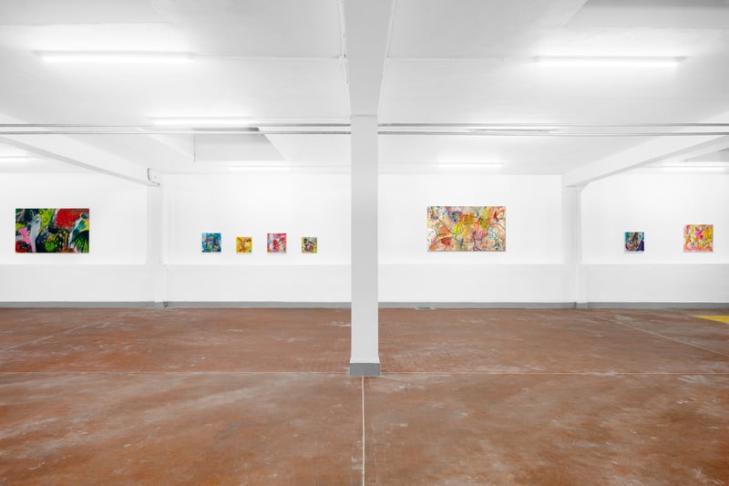 Installation view, *Bamboo Dragonfly,* 2024, Velo Project, Milan