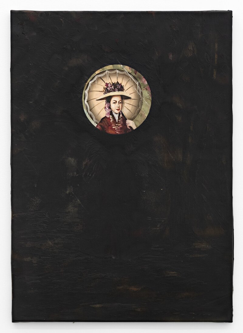 Jef Geys
*Black Painting, c. 2011*
2011
black paint on painting
70 x 50 cm / 27.5 × 19.6 in