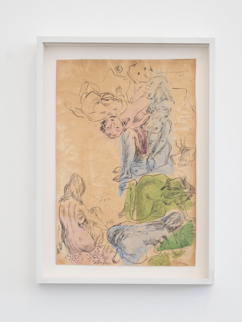 Salvatore Fancello
*Nudi femminili*
c. 1935-1937
ink and tempera on paper
42 x 28,5 cm / 16.5 x 11.2 in