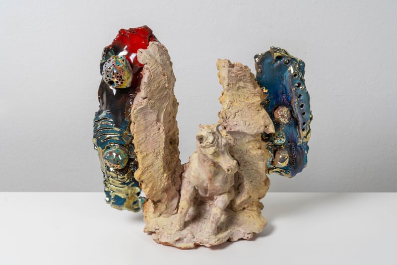 Enzo Cucchi
*Untitled*
2020
glazed and cold painted ceramic
29 x 29 x 13 cm / 11.4 x 11.4 x 5 in