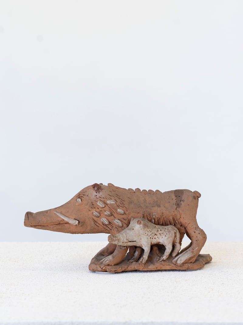 Salvatore Fancello
*Cinghiali*
1935
terracotta
12 x 24 x 11 cm / 4.7 x 9.4 x 4.3 in