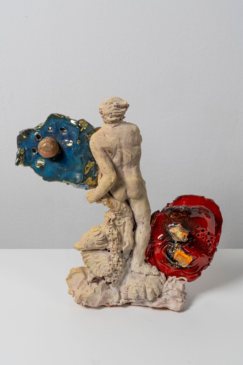 Enzo Cucchi
*Untitled*
2020
glazed and cold painted ceramic
31 x 31 x 10 cm / 12.2 x 12.2 x 3.9 in