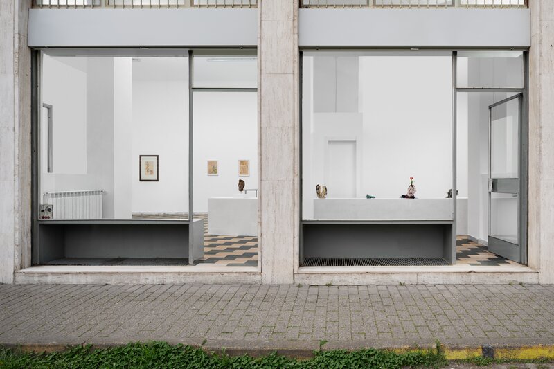 Installation view, *Fontane Animali Cowboys,* 2025, Velo Project, Milan