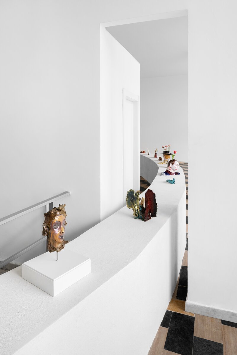 Installation view, *Fontane Animali Cowboys,* 2025, Velo Project, Milan