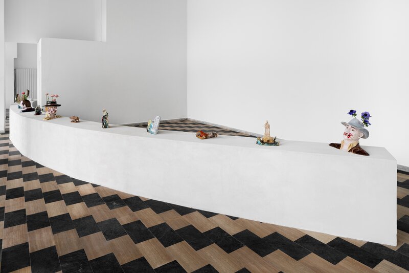 Installation view, *Fontane Animali Cowboys,* 2025, Velo Project, Milan